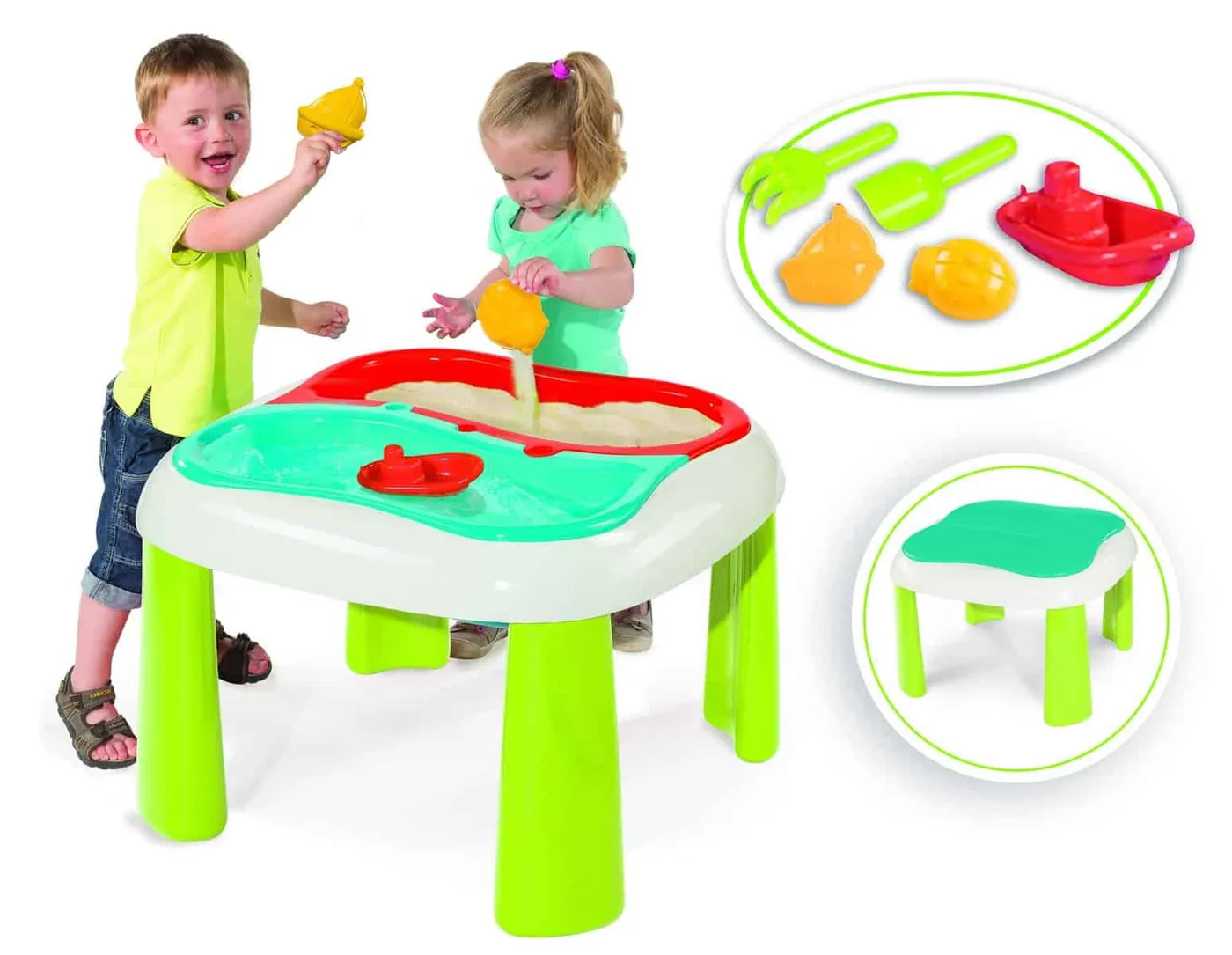 Table d'eau et de sable pour jouer dehors