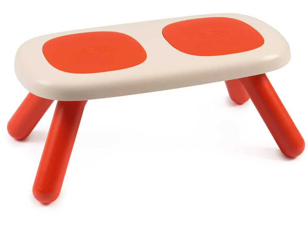 Banc double assise rouge