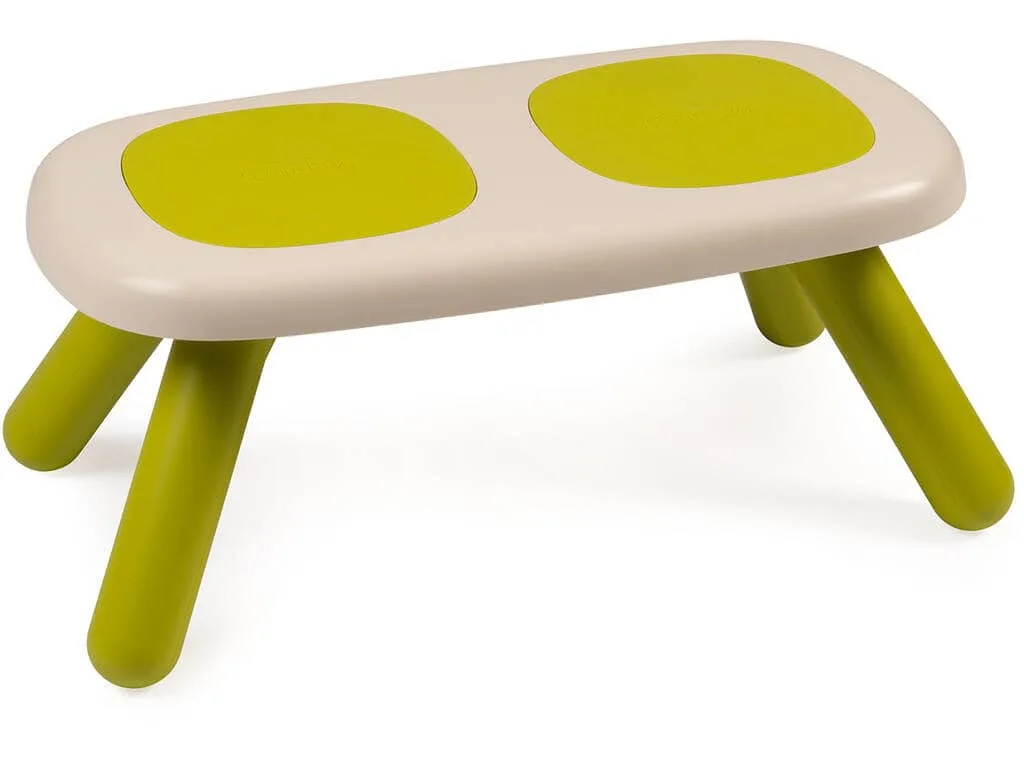 Banc double assise vert
