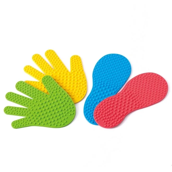 Ensemble d'activités sur les traces de mains et de pieds