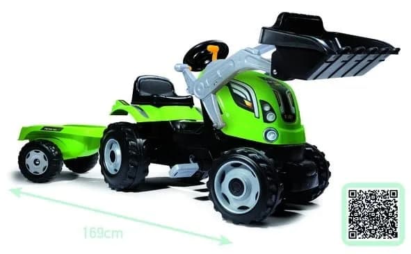 tracteur agricole et remorque