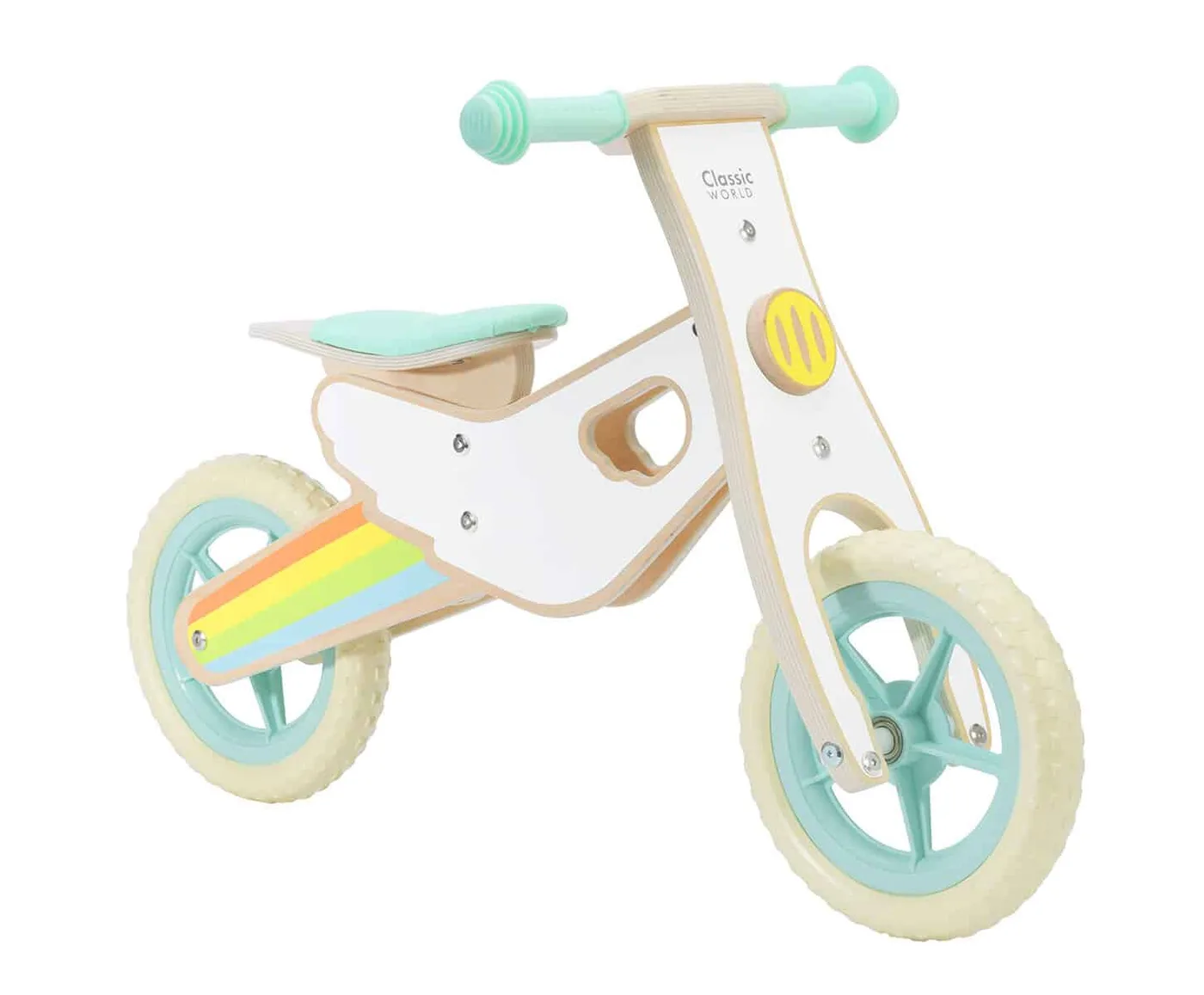 Vélo d'équilibre arc-en-ciel